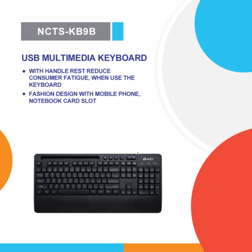 NCTS-KB9B WIRED USB KEYBOARD