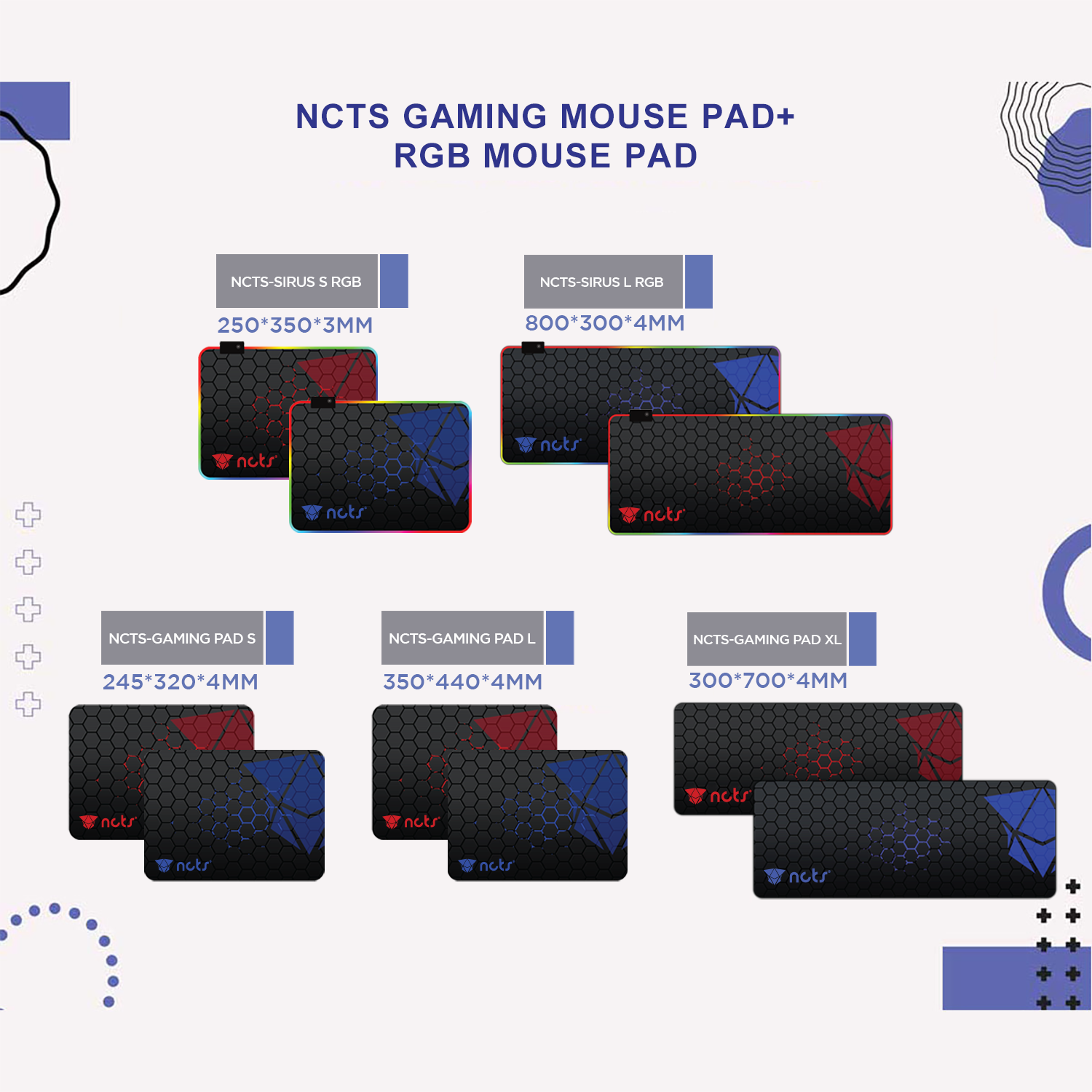 NCTS GAMING MOUSE PAD