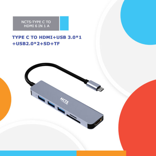NCTS-TYPE C TO HDMI 6 IN 1 A