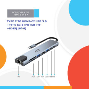 NCTS-TYPE C TO HDMI 8 IN 1 A