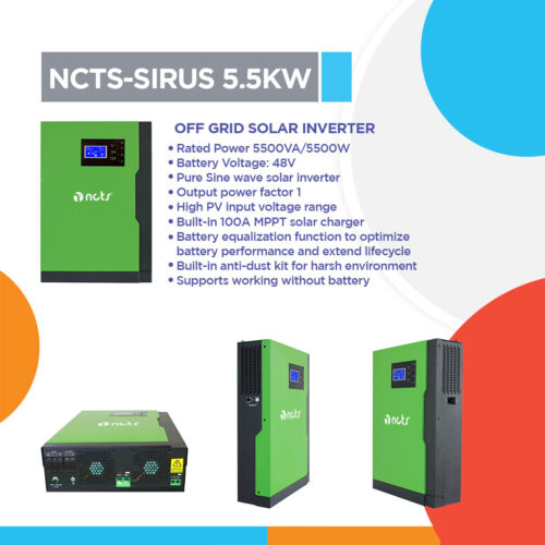 NCTS SIRIUS INVERTER 5.5KW