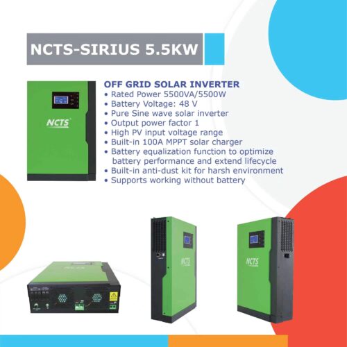 NCTS SIRIUS INVERTER 5.5KW