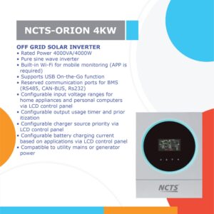 NCTS-ORION 4KW