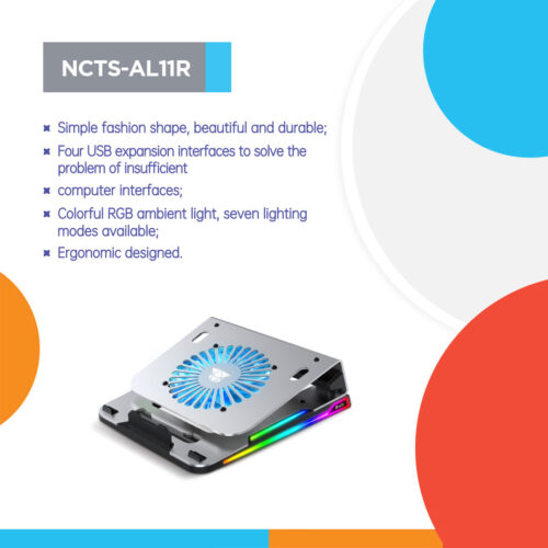 NCTS-AL11R HIGH QUALITY RGB ALUMINUM LAPTOP