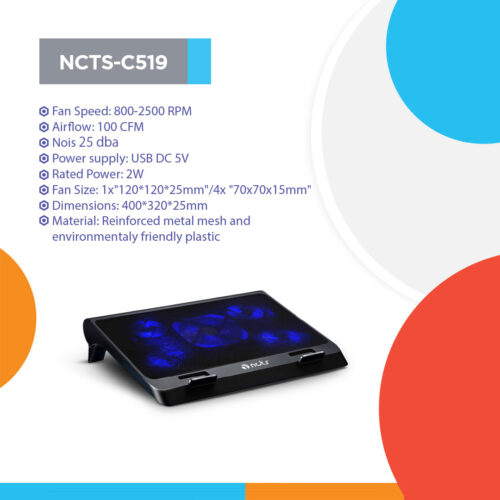 NCTS-C519 HIGH QUALITY LAPTOP COOLING PAD