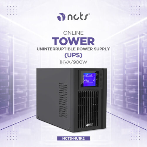 NCTS NU1K2 1KVA 900WATT ONLINE TOWER UPS